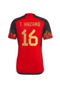 België Thorgan Hazard #16 Voetbaltruitje Thuis tenue WK 2022 Korte Mouw